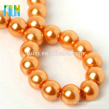 Al por mayor 3-16mm perlas de cristal de perlas de collar de perlas de vidrio redondo XULIN Perla de cristal Perlas de perlas de joyería de moda